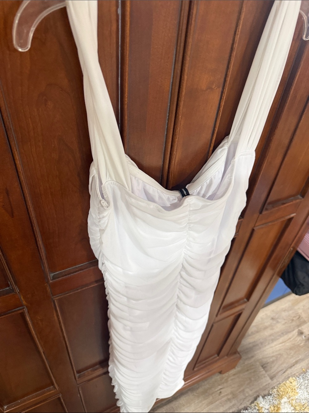 NWT Womens Summer Off The Shoulder Ruched Bodycon Dresses Fitted Club Midi - Picture 12 of 12